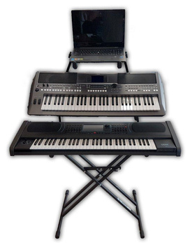 Akmuz L-4 - 3-poziomowy statyw keyboardowy