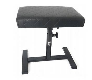 Akmuz T-12 BK ława do pianina kwadratowa obracana