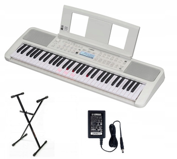Yamaha EZ-310 Keyboard z podświetlaną klawiaturą do nauki + statyw