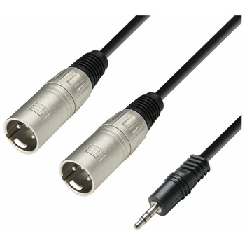 Adam Hall K3YWMM0600 - kabel miniJack - 2 x XLR M, 6m