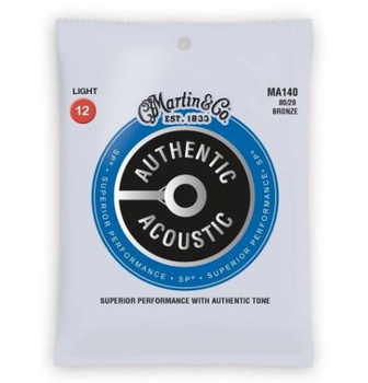 Martin MA140 Authentic 12-54 Bronze - Struny do gitary akustycznej