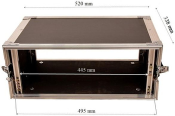 Light4Me Case Rack 4U - krótka skrzynia transportowa