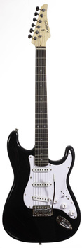 Arrow ST 111 Deep Black Rosewood/white - Gitara elektryczna