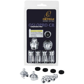Ortega OSLOPRO-CR - blokada paska gitarowego chromowana straplock