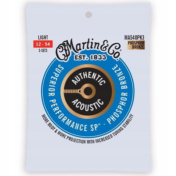 Martin MA540PK3 struny do gitary akustycznej