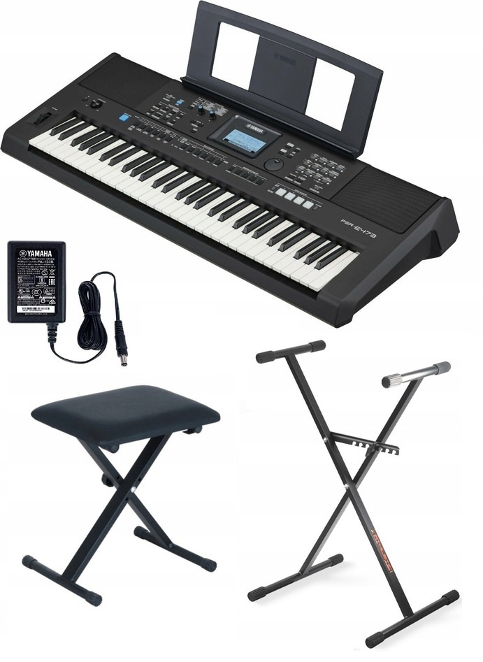 Yamaha PSR-E473 ブラック Yamaha PSR-E473 - Ceny i opinie - Ceneo.pl