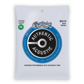 Martin MA170 Authentic 10-47 Bronze Extra Light - Struny do gitary akustycznej