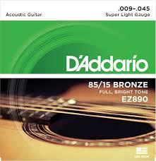 Daddario EZ890 9-45 - struny do gitary akustycznej ( 9-45)