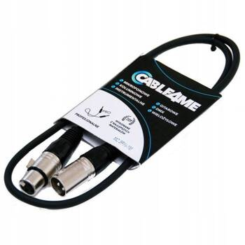 CABLE4ME przewód mikrofonowy sygnałowy XLR/XLR 3m
