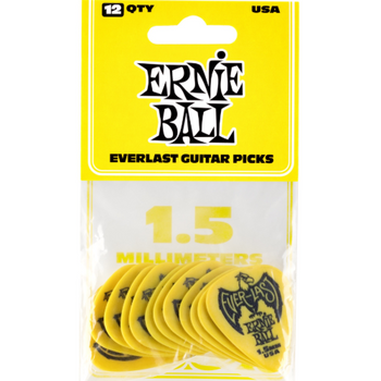 ERNIE BALL EB 9195 Zestaw dwunastu piórek gitarowych z serii Everlast