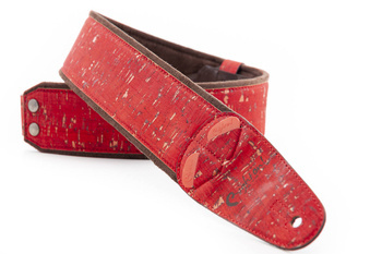 RightOn Straps Cork Red - Pasek do gitary