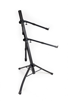 Statyw AKMUZ L-22 pod dwa instrumenty klawiszowe typ Z