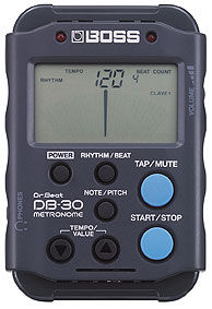 Boss DB-30 - Metronom kieszonkowy z wbudowanymi rytmami perkusyjnymi