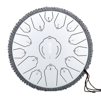 Tongue Drum 15 notes 14" Hluru-Huashu TWL15-14 White