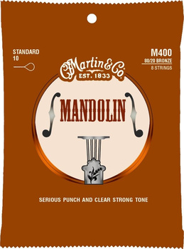Martin M400 80/20 Bronze - Struny do Mandoliny 10-34