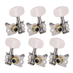 Klucze do gitary akustycznej Kera Audio FTSK-3R3L/WH (3+3)