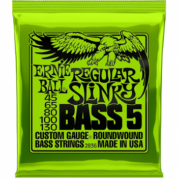 Ernie Ball EB 2836 Regular Slinky Bass - struny do gitary basowej 45-130