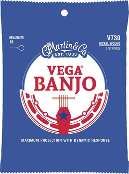 Martin V730 Strings Vega Banjo 7305 StrMed - Struny do Banjo
