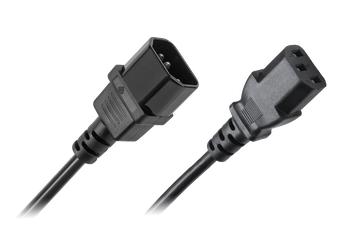 Cabletech - Kabel zasilający typu "Podaj dalej" | 0.5 metra