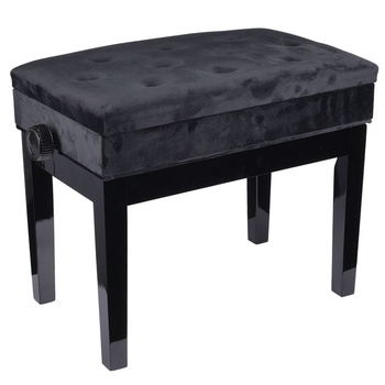 NN ŁAWA 2 WL ława do pianina ze schowkiem WELUR BK