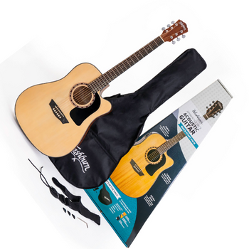 WASHBURN AD 5 CE (N) PACK - Zestaw z gitarą elektro-akustyczną