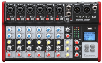 NOVOX M8 MKII - Mikser audio Bluetooth USB MP3