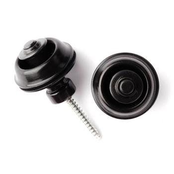 Dunlop STRAPLOK STRAP RETAINERS TRADITIONAL - BLACK OXIDE - Straplocki