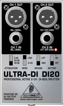Behringer ULTRA-DI DI20 DI-Box Aktywny