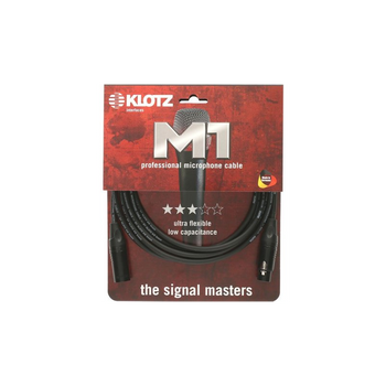 KLOTZ M1KB1FM0750 kabel mikrofonowy XLR-XLR 7,5 m czarny