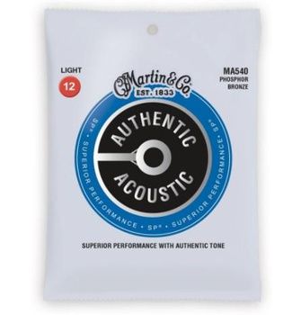 Martin MA540 Authentic 12-54 Phosphor Bronze - Struny do gitary akustycznej