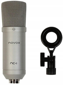 Novox NC-1 SILVER - Mikrofon studyjny pojemnościowy