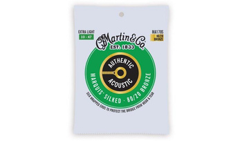 Martin MA170S Authentic Silked Extra Light 80/20 - Struny do gitary akustycznej