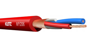 Klotz MY 206 SW - profesjonalny kabel mikrofonowy, czerwony, 1m
