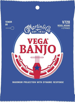 Martin V720 Strings Vega Banjo 7204 Str Tenor - Struny do Banjo
