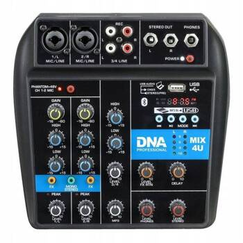 DNA MIX 4U mikser audio USB MP3 Bluetooth analogow