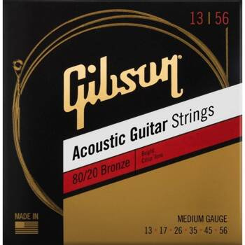 Gibson SAG-BRW13 80/20 Bronze Acoustic Guitar 13- 56 Strings - Struny