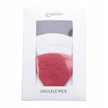 Congteam kostki do ukulele 3mm skóra filc 3 sztuki