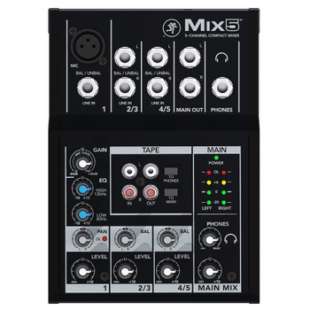MACKIE MIX 5 - 5 kanałowy kompaktowy mixer audio