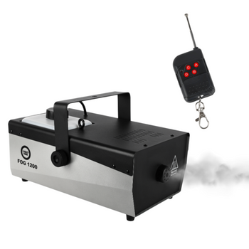 LIGHT4ME FOG 1200 V2 wytwornica dymu mgły pilot bezprzewodowy kontroler przewodowy 1200W