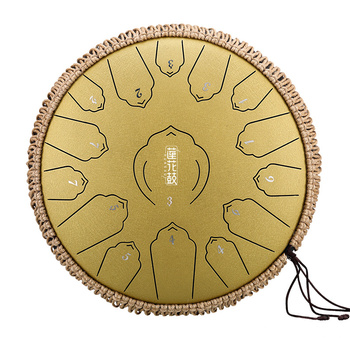 Tongue Drum 15 notes 14" Hluru-Huashu TWL15-14 Golden
