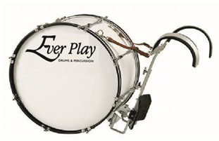 EVER PLAY BG405D 24 caliX12 cali Bęben marszowy