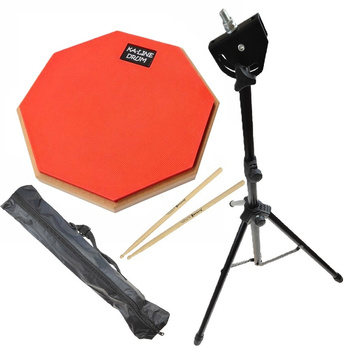 Pad do ćwiczeń KA-LINE STAND PPM300 8" Czerwony + Statyw + Pałki