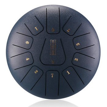 Steel Tongue Drum 11 notes 10" Hluru-Wangyou THF11-10 NavyBlue