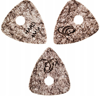 Ortega OGP-F-H3 kostki do ukulele filcowe komplet