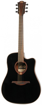 Lag T118DCE-BLK - gitara elektro-akustyczna Tramontane