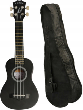 Arrow PB10 Soprano BK ukulele sopranowe z pokrowcem