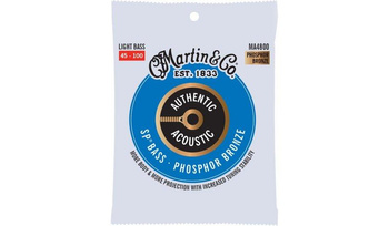 Martin MA4800 Authentic BASS 4 String Bass Light - Struny do gitary basowej