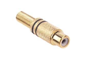 Lechpol GNI0069A - Gniazdo RCA Złote