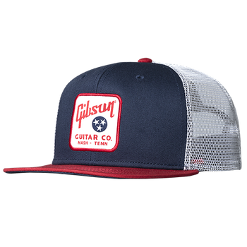 Gibson Guitar Co. Trucker, Navy - Nashville - Czapka