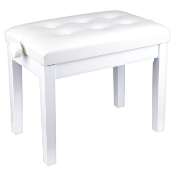 NN ŁAWA 1 WH ława do pianina fortepianu BIAŁA